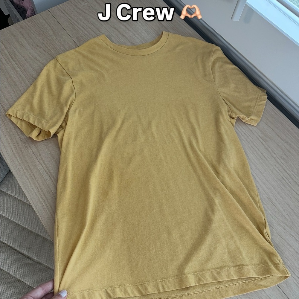 J. Crew Yellow Short Sleeve Tee